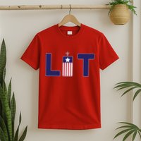 It's Lit USA 4th of July T-Shirt