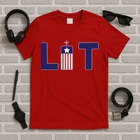 It's Lit USA 4th of July T-Shirt