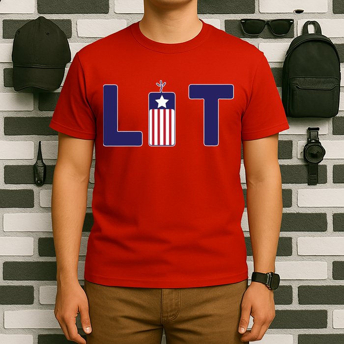 It's Lit USA 4th of July T-Shirt