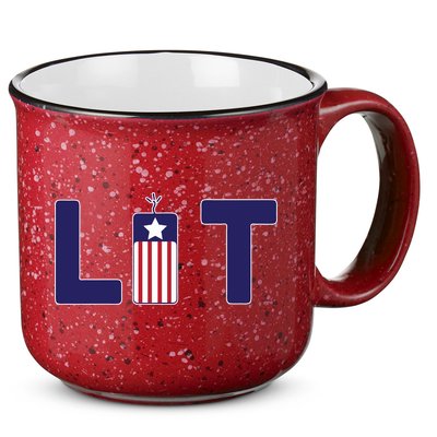 It's Lit USA 4th of July 15oz Campfire Ceramic Mug