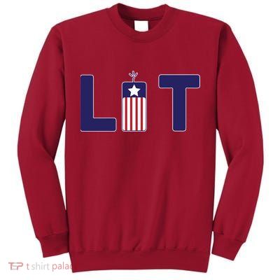 It's Lit USA 4th of July Tall Sweatshirt