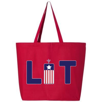 It's Lit USA 4th of July 25L Jumbo Tote