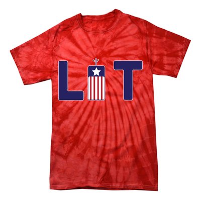 It's Lit USA 4th of July Tie-Dye T-Shirt