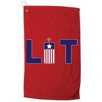It's Lit USA 4th of July Golf Towel