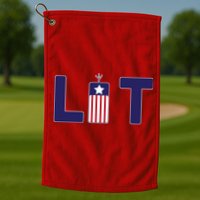 It's Lit USA 4th of July Golf Towel