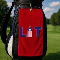 It's Lit USA 4th of July Golf Towel