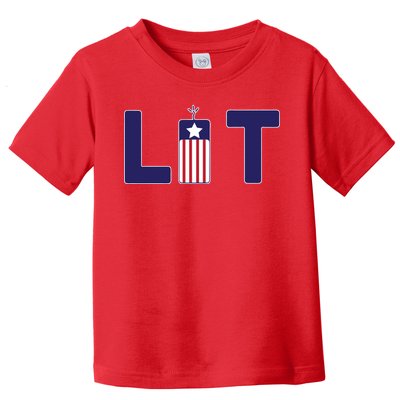 It's Lit USA 4th of July Toddler T-Shirt