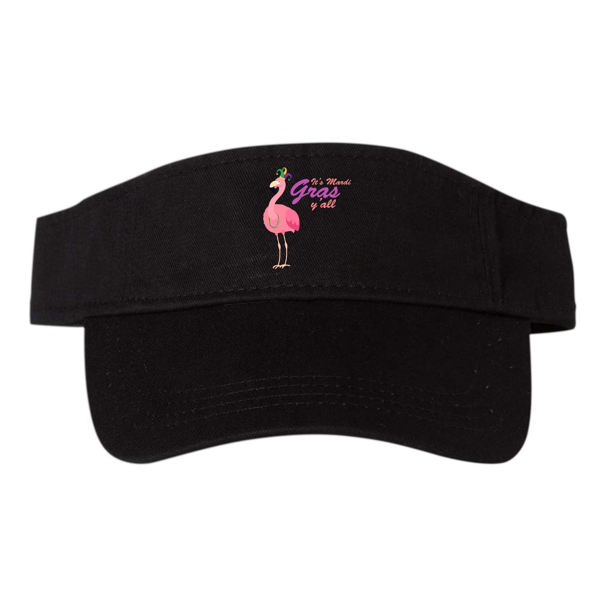 IT's Mardi Gras Flamingo Visor