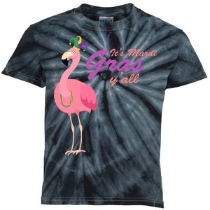 IT's Mardi Gras Flamingo Kids Tie-Dye T-Shirt