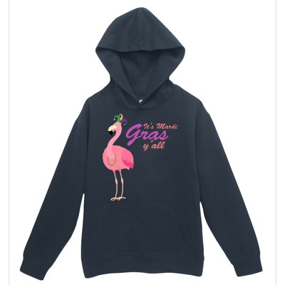 IT's Mardi Gras Flamingo Urban Pullover Hoodie