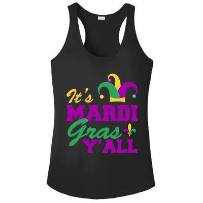 It's Mardi Gras Y'all New Orleans Celebration Ladies PosiCharge Competitor Racerback Tank