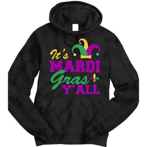 It's Mardi Gras Y'all New Orleans Celebration Tie Dye Hoodie