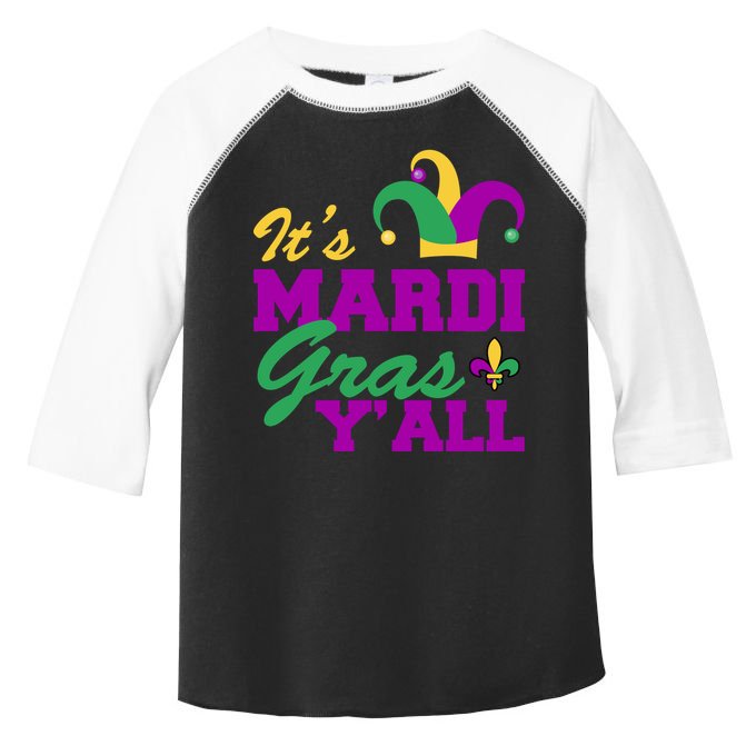 It's Mardi Gras Y'all New Orleans Celebration Toddler Fine Jersey T-Shirt