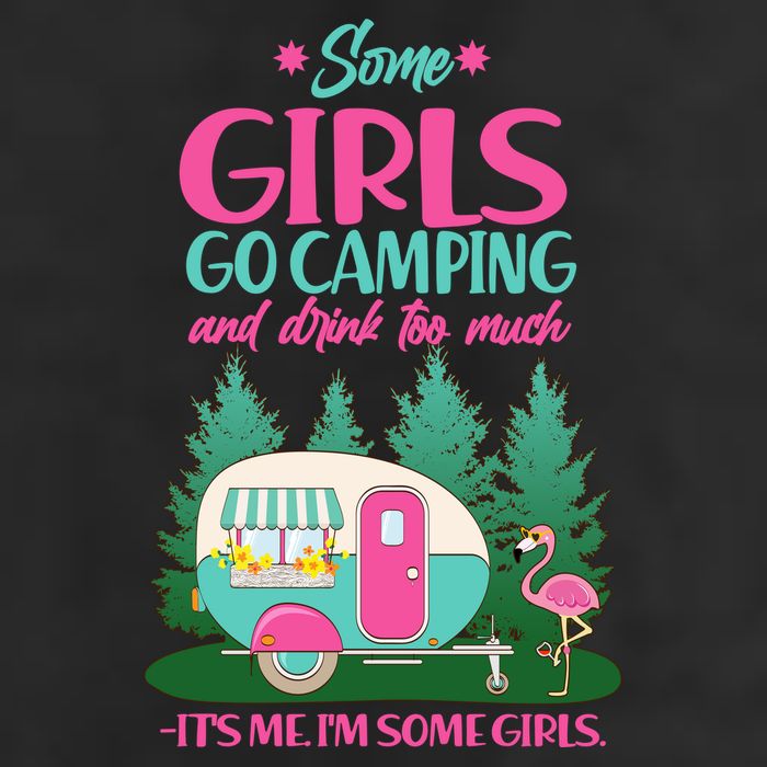 It's Me I'm Some Girls Go Camping And Drink Too Much Adult Drive Performance Visor
