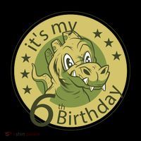 It's My 6th Birthday Dinosaur Sustainable Bucket Hat