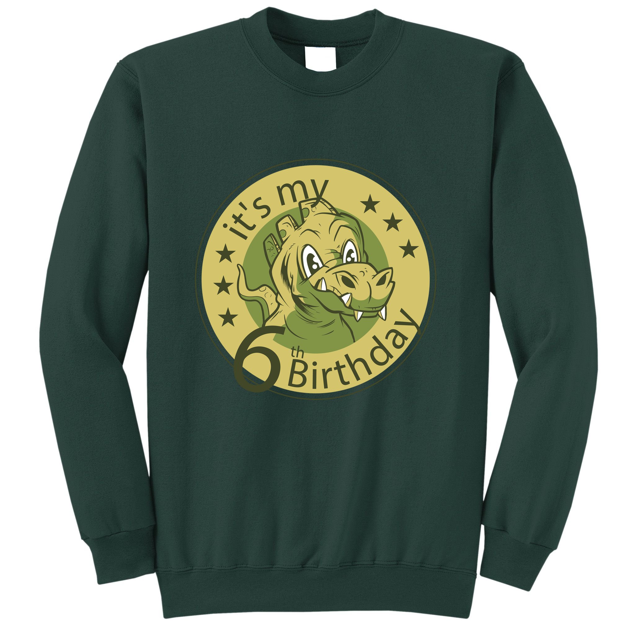 It's My 6th Birthday Dinosaur Sweatshirt