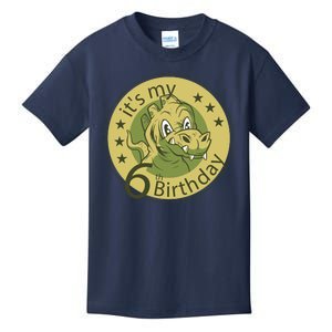 It's My 6th Birthday Dinosaur Kids T-Shirt