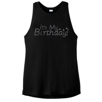 It's My Birthday Ladies PosiCharge Tri-Blend Wicking Tank