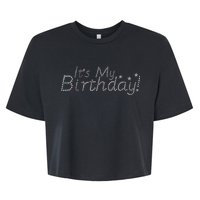 It's My Birthday Bella+Canvas Jersey Crop Tee