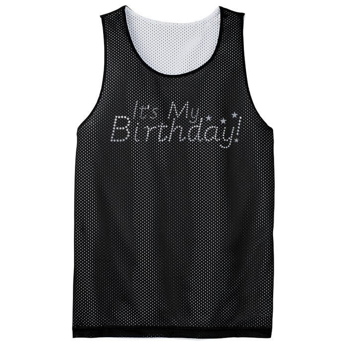 It's My Birthday Mesh Reversible Basketball Jersey Tank