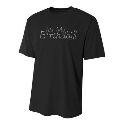 It's My Birthday Youth Performance Sprint T-Shirt