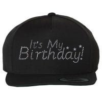 It's My Birthday Wool Snapback Cap