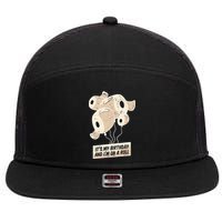It's My Birthday And I'm On A Roll 7 Panel Mesh Trucker Snapback Hat
