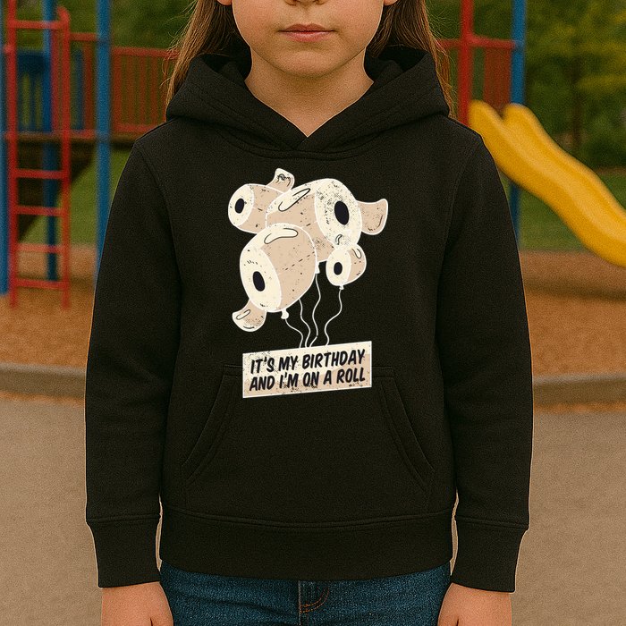 It's My Birthday And I'm On A Roll Kids Hoodie