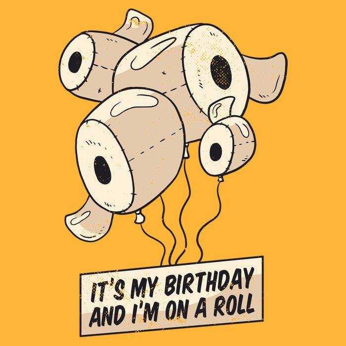 It's My Birthday And I'm On A Roll Performance Shirt