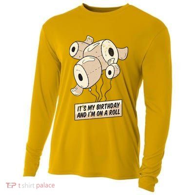 It's My Birthday And I'm On A Roll Cooling Performance Long Sleeve Crew