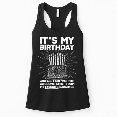 It's My Birthday Awesome Favorite Daughter Womens Tank Top