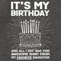It's My Birthday Awesome Favorite Daughter Vector Backpack