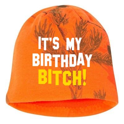 It's My Birthday Bitch! Kati - Camo Knit Beanie