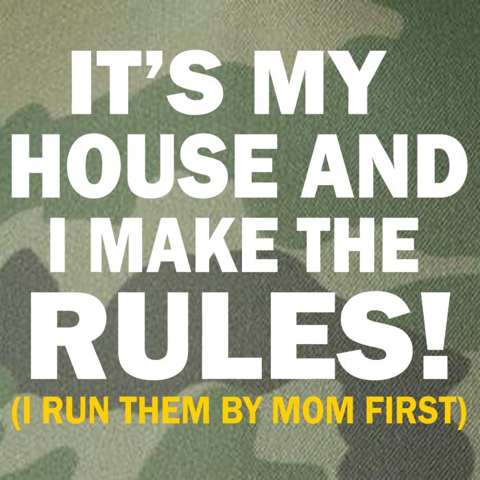 It's My House And I Make The Rules! Legacy Tie Dye Trucker Hat