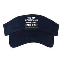 It's My House And I Make The Rules! Valucap Bio-Washed Visor