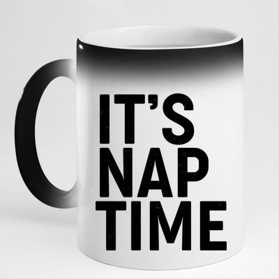 It's Nap Time 11oz Black Color Changing Mug