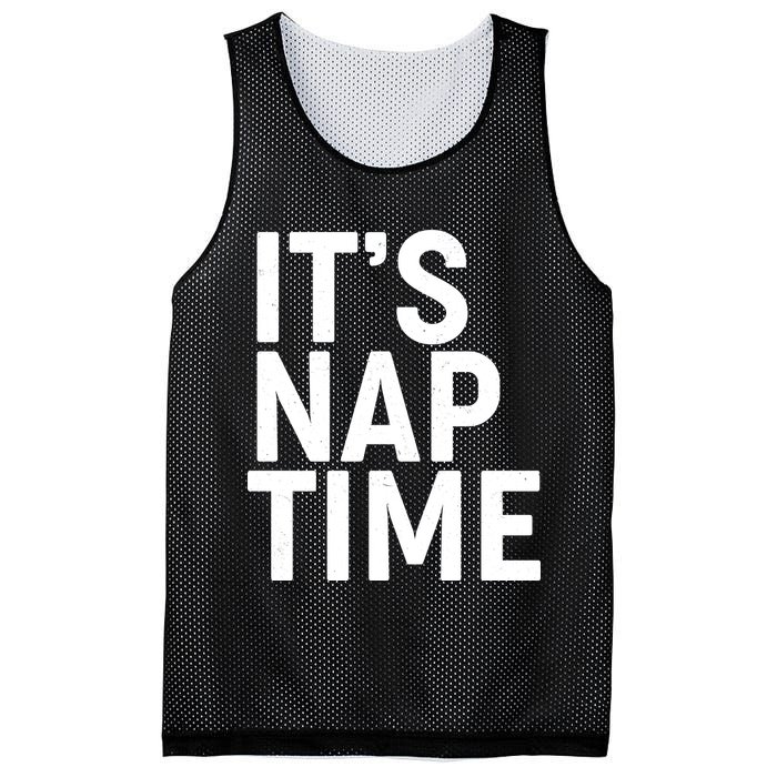 It's Nap Time Mesh Reversible Basketball Jersey Tank