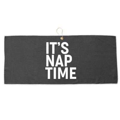 It's Nap Time Large Microfiber Waffle Golf Towel