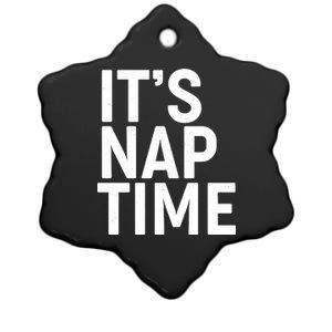 It's Nap Time Ceramic Star Ornament