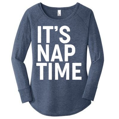 It's Nap Time Women's Perfect Tri Tunic Long Sleeve Shirt