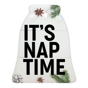 It's Nap Time Ceramic Bell Ornament