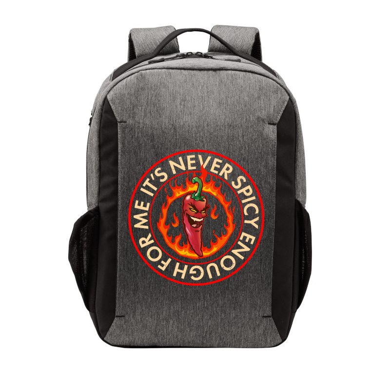 It's Never Spicy Enough For Me Evil Hot Chili Pepper Vector Backpack