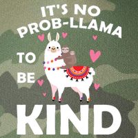 Its No Prob-Lama To Be Kind Legacy Tie Dye Trucker Hat