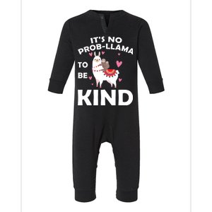 Its No Prob-Lama To Be Kind Infant Fleece One Piece