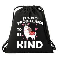 Its No Prob-Lama To Be Kind Drawstring Bag