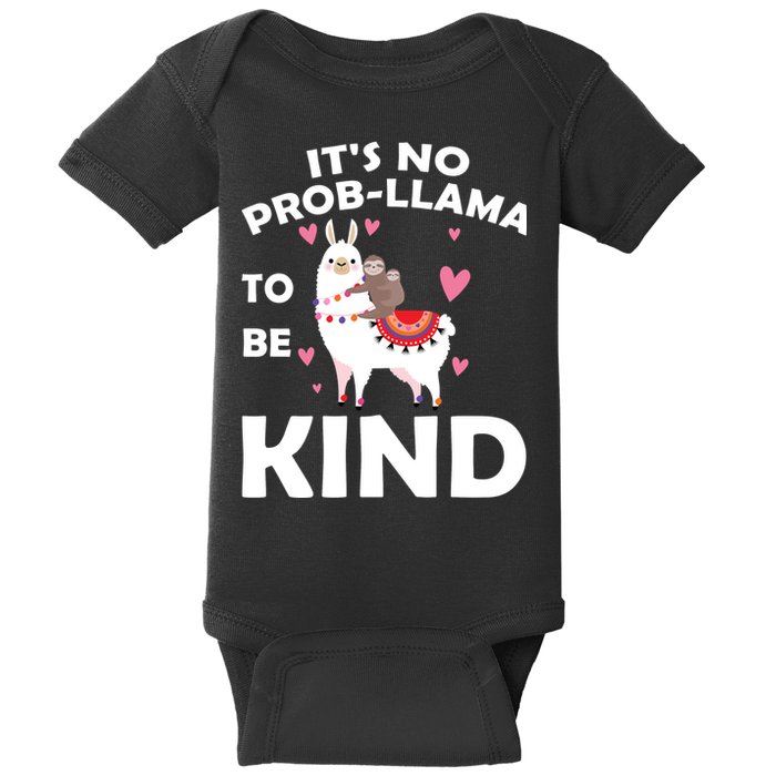 Its No Prob-Lama To Be Kind Baby Bodysuit