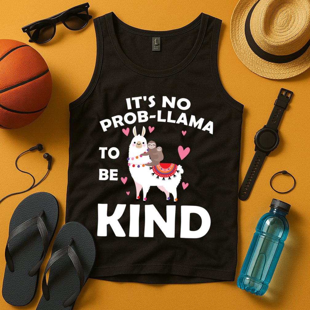 Its No Prob-Lama To Be Kind Tank Top