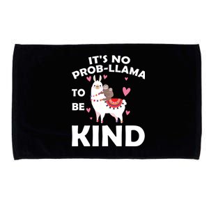 Its No Prob-Lama To Be Kind Microfiber Hand Towel