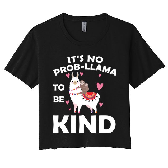 Its No Prob-Lama To Be Kind Crop Top