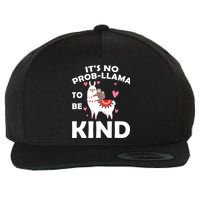 Its No Prob-Lama To Be Kind Wool Snapback Cap